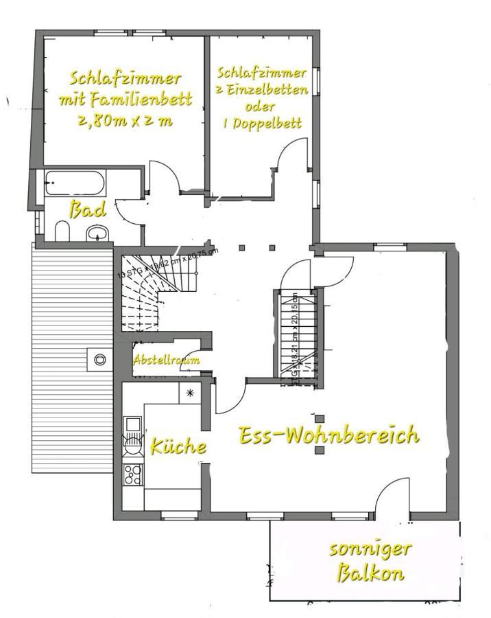 Gaestehaus Am Weser-Radweg Hannoversch Münden Exterior foto