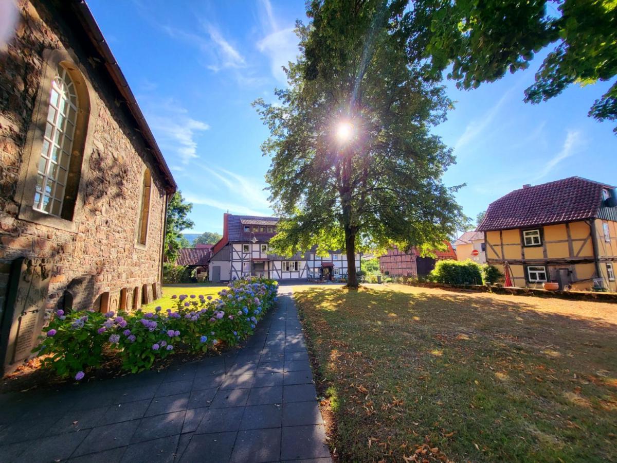 Gaestehaus Am Weser-Radweg Hannoversch Münden Exterior foto