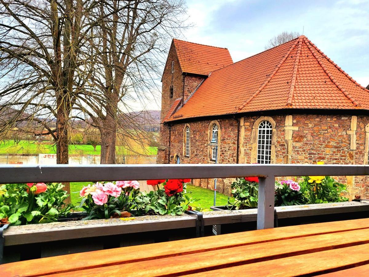 Gaestehaus Am Weser-Radweg Hannoversch Münden Exterior foto